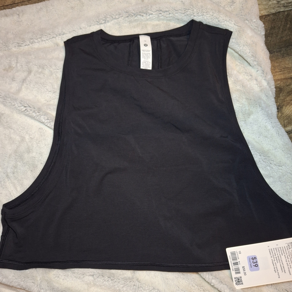 lululemon athletica Dark Gray Muscle Tee
